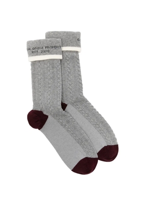 Golden Goose ribbed socks - Grey