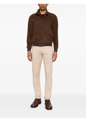 The Jackie Leathers button pocket jacket - Brown