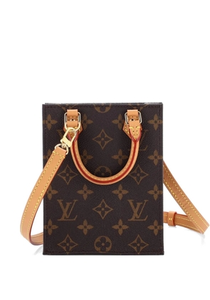 Louis Vuitton Pre-Owned Petit Sac Plat Bag Monogram Canvas crossbody bag - Brown