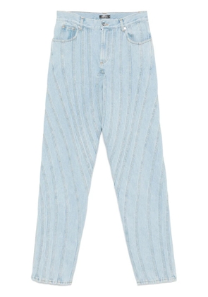 Mugler seam-detail jeans - Blue