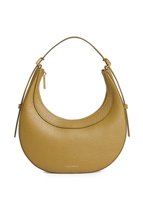 Coccinelle mini Whisper grained-leather shoulder bag - Green