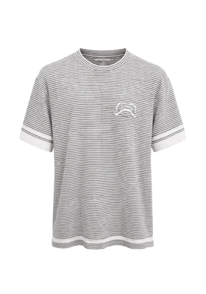 C.P. Company striped T-shirt - Grey
