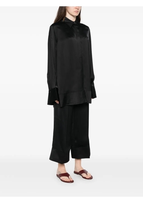 TOTEME soft tuxedo shirt - Black