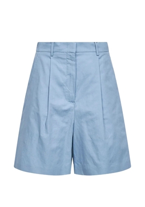 Weekend Max Mara pleated flared shorts - Blue