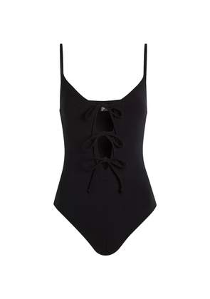 Lisa Marie Fernandez The Three Tie Maillot swimsuit - Black