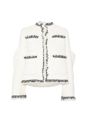 sacai tweed jacket - Neutrals