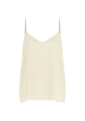 Fabiana Filippi V-neck sleeveless top - Neutrals