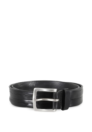 Orciani textured leather belt - Black