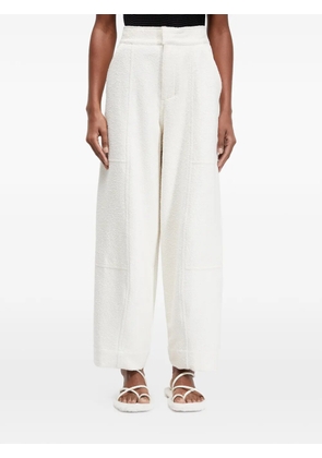 Osklen textured trousers - White