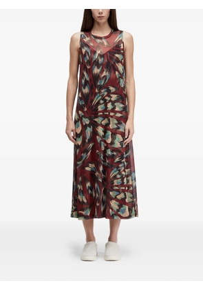 Osklen Panacea printed maxi dress - Red