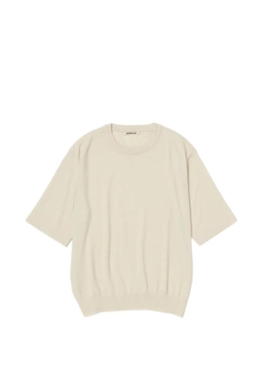 Auralee short-sleeve crewneck T-shirt - White