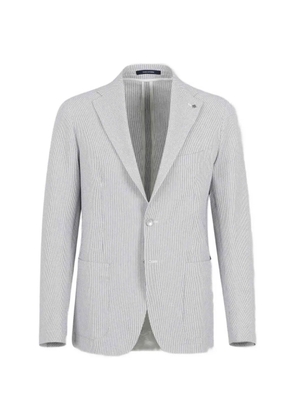 Tagliatore striped suit - White