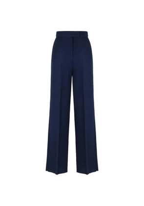 Max Mara concealed-fastening trousers - Blue