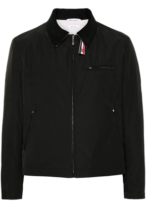 Thom Browne zip-up padded jacket - Black