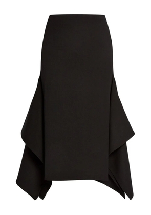 ERDEM ruffled midi skirt - Black
