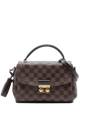 Louis Vuitton Pre-Owned 2018 Damier Ebene Croisette satchel - Brown