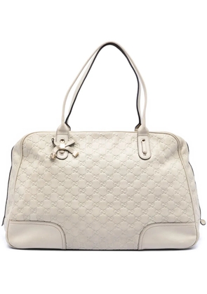 Gucci Pre-Owned 2016-2025 Large Guccissima Princy tote bag - White