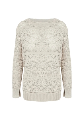 Lorena Antoniazzi long-sleeves sweater - Neutrals