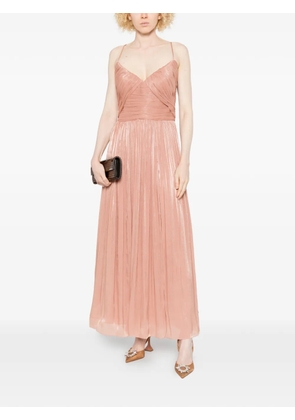Costarellos Fayla V-neck maxi dress - Pink