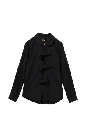Comme Des Garçons Comme Des Garçons peter pan collar shirt - Black