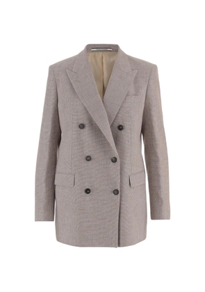 Tagliatore peaked lapels double-breasted jacket - Neutrals