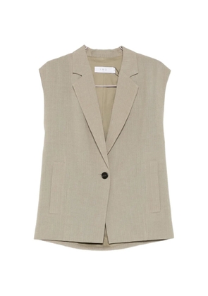 IRO button sleeveless vest - Green