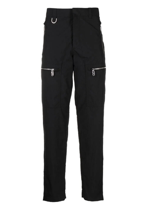 FENDI zip-pockets slim trousers - Black