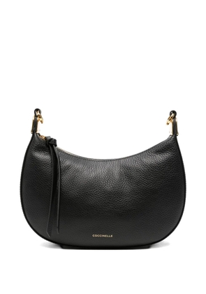 Coccinelle grained leather shoulder bag - Black