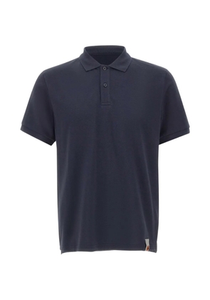 Dekker short-sleeve logo polo shirt - Blue