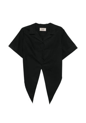 alessandro enriquez buttoned top - Black