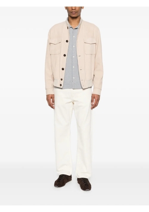 Montedoro buttoned pocket coat - Neutrals