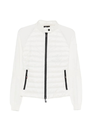 Moncler Grenoble quilted zip jacket - White