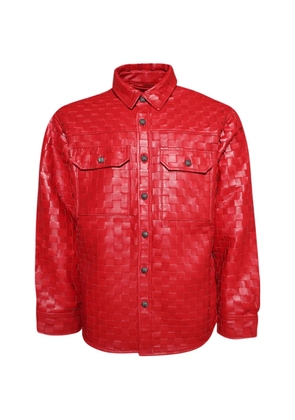 Paris Laundry woven pocket overshirt - Red