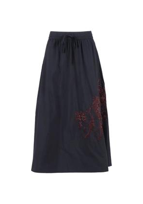 P.A.R.O.S.H. embroidery skirt - Blue