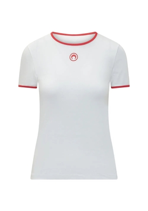 Marine Serre crescent jersey t-shirt - White