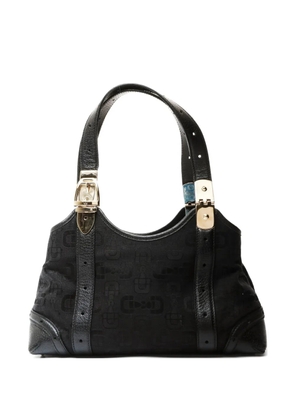Gucci Pre-Owned 2020s buckle-detail canvas tote bag - Black