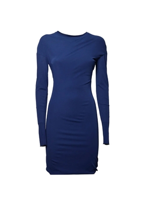 Jil Sander long-sleeve mini dress - Blue