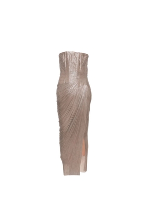 Maria Lucia Hohan Ruby strapless midi dress - Neutrals