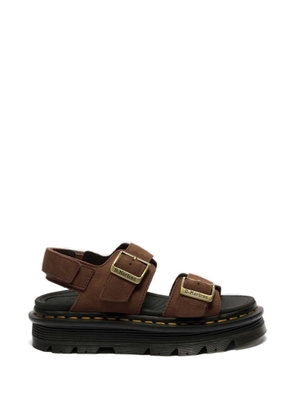 Dr. Martens Zebzag buckle leather sandals - Brown