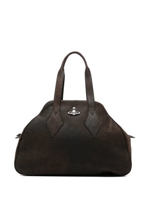 Vivienne Westwood Large Yasmine Orb-detail tote bag - Brown