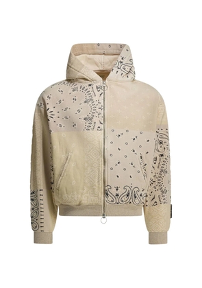 KAPITAL bandana-pattern bomber jacket - Neutrals
