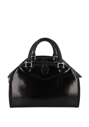 Pollini Vintage logo tote bag - Black
