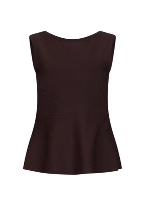 LIU JO cut-out top - Brown