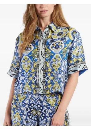 Derhy patterned shirt - Blue