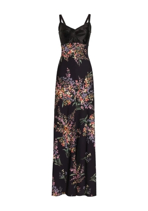 Dolce & Gabbana floral maxi dress - Black