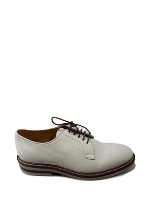 Brunello Cucinelli grey derby shoes - Neutrals