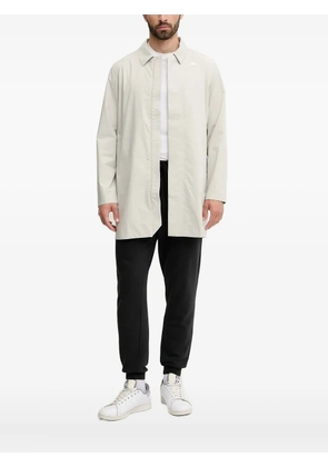 K-Way button-fastening storm jacket - Neutrals