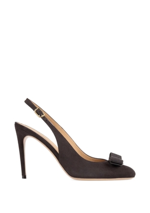 Ferragamo Vara bow slingback pumps - Brown