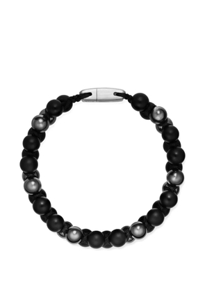 David Yurman spiritual beads two row woven bracelet - Silver
