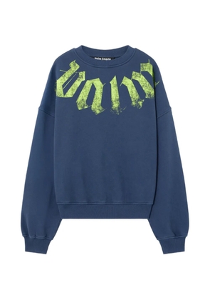 Palm Angels oversized logo sweatshirt - Blue